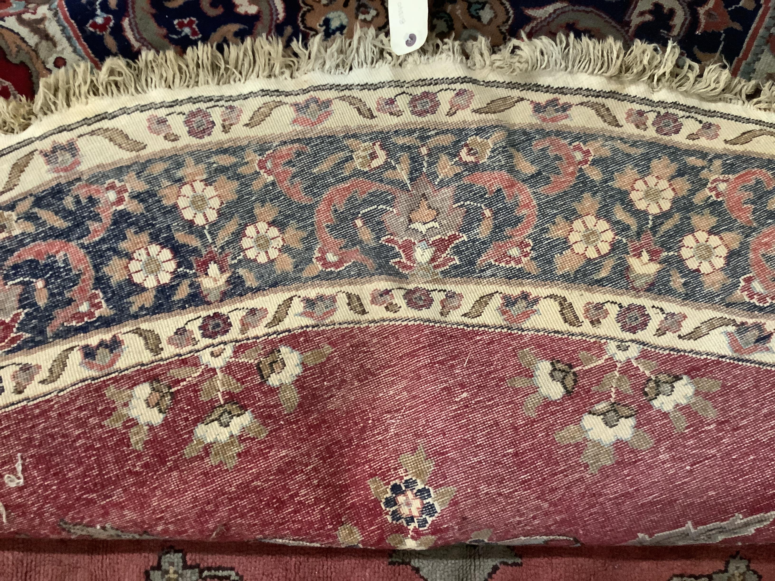 A Turkish Sparta circular carpet, 253 x 245cm